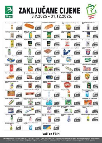 Bingo katalog - 03.09.2025. - 31.12.2025.