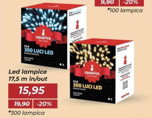 Led lampice 17,5 m in/out