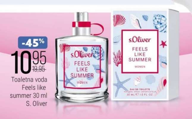 Toaletna voda Feels like summer 30 ml S. Oliver
