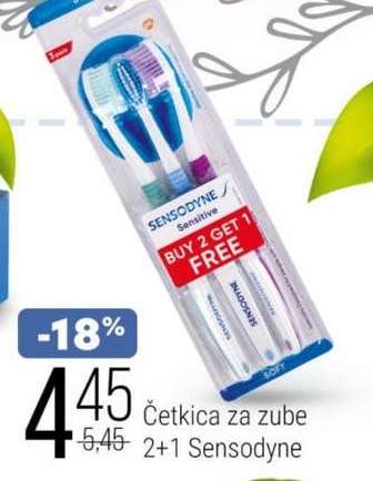 Četkica za zube 2+1 Sensodyne