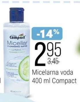Micelarna voda 400 ml Compact