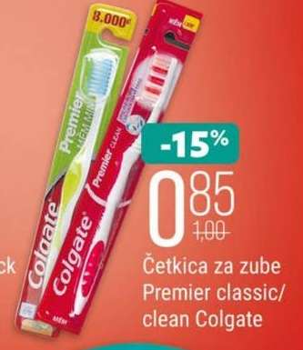 Četkica za zube Premier classic/clean Colgate