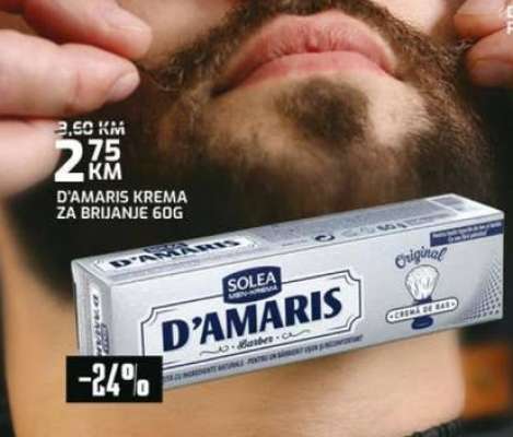 D'AMARIS krema za brijanje 60g