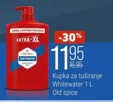 Kupka za tuširanje Whitewater 1 L Old spice