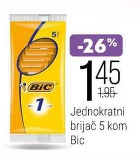 Jednokratni brijač 5 kom Bic