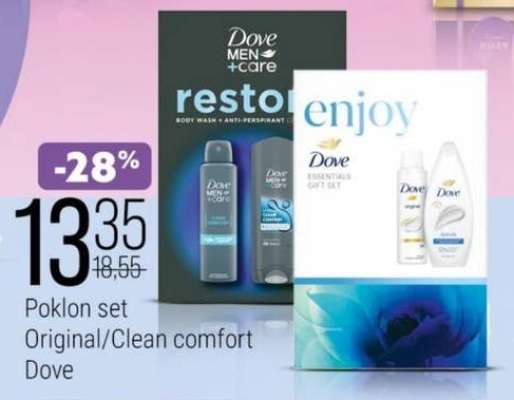 Poklon set Original/Clean comfort Dove