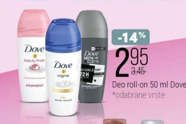 Deo roll-on 50 ml Dove