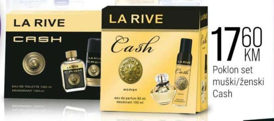 Poklon set muški/ženski Cash