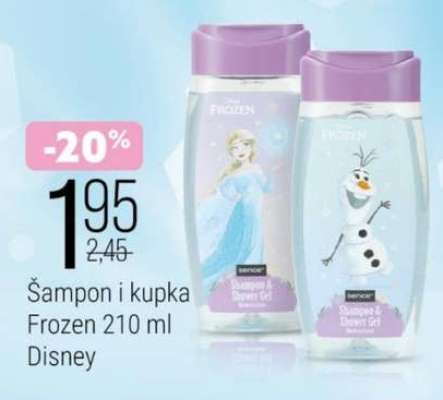 Šampon i kupka Frozen 210 ml Disney