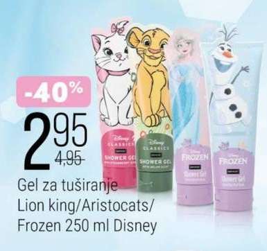 Gel za tuširanje Lion king/Aristocats/Frozen