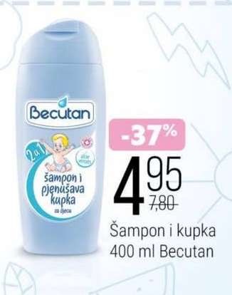 Šampon i kupka 400 ml Becutan