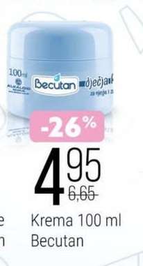 Krema 100 ml Becutan