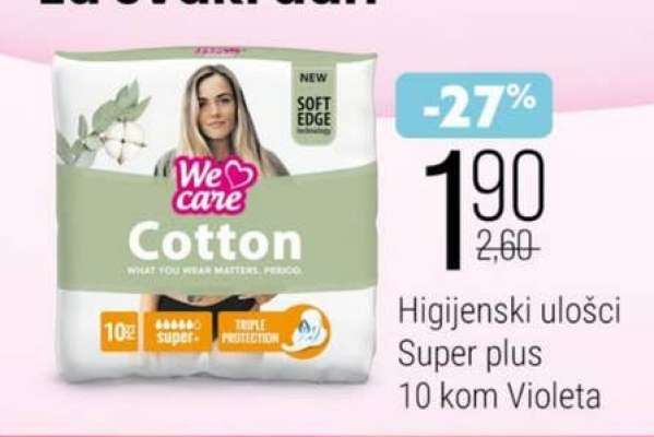 Higijenski ulošci Super plus 10 kom Violeta