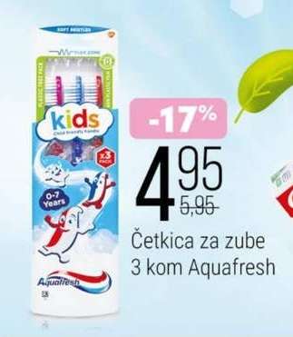 Četkica za zube 3 kom Aquafresh