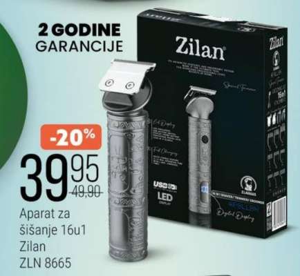 Aparat za šišanje 16u1 Zilan ZLN 8665