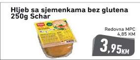 Hljeb sa sjemenkama bez glutena 250g Schar