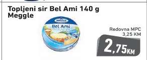 Topljeni sir Bel Ami 140 g Meggle