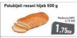 Polubijeli rezani hljeb 500 g