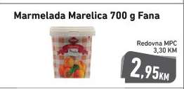 Marmelada Marelica 700 g, Fana