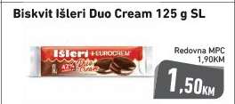 Biskvit Išleri Duo Cream 125 g SL
