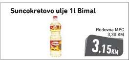 Suncokretovo ulje 1l Bimal