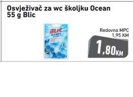 Osvježivač za wc školjku Ocean 55 g Blic