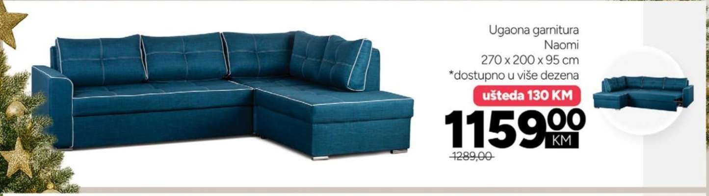 Ugaona garnitura Naomi