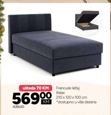 Francuski ležaj Relax