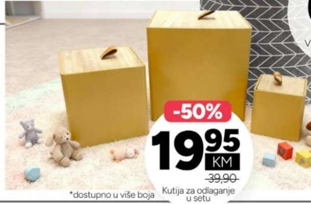 Kutija za odlaganje u setu