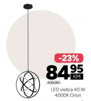 LED visilica 40 W 4000K Orion