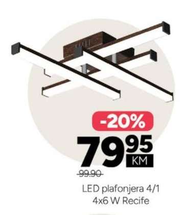 LED plafonjera 4/1