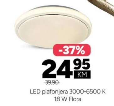 LED plafonjera 3000-6500 K 18 W Flora