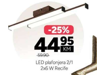 LED plafonjera 2/1