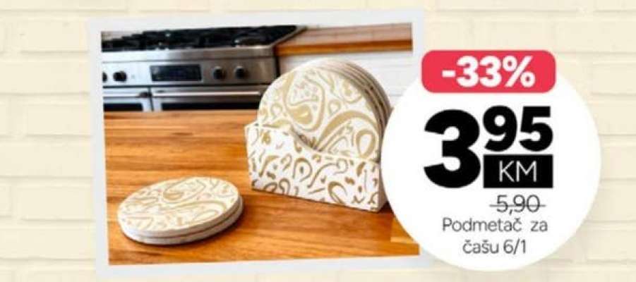 Podmetač za čašu 6/1