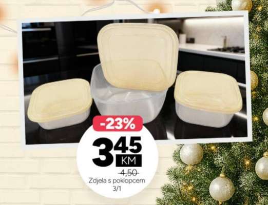 Zdjela s poklopcem 3/1