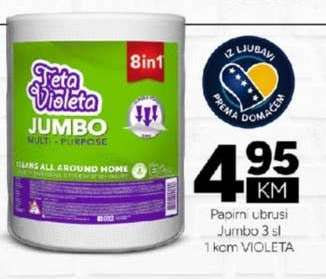 Papirni ubrusi Jumbo 3 sl