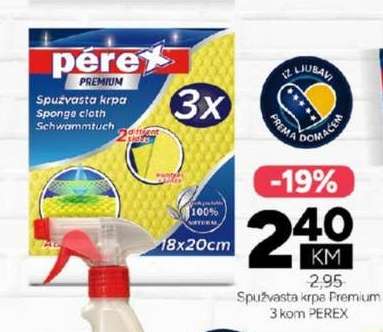 Spužvasta krpa Premium 3 kom PEREX