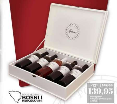 Poklon paketi Vrhunska vina Colors Andrija