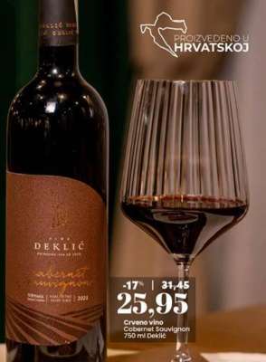 Crveno vino Cabernet Sauvignon