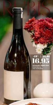 Vrhunsko bijelo vino Chardonnay