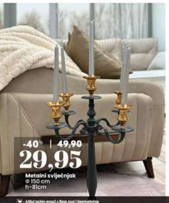 Metalni svijećnjak