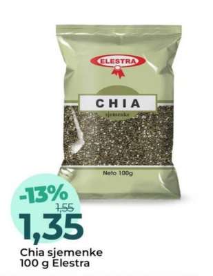 Chia sjemenke 100 g Elestra