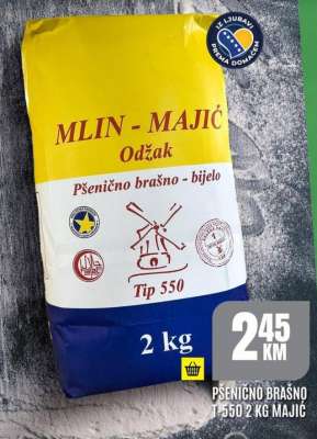 Pšenično brašno T-550 2 kg Majić