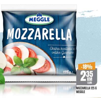 Mozzarella 125 g Meggle