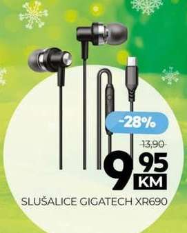 SLUŠALICE GIGATECH XR690