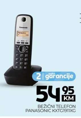 BEŽIČNI TELEFON PANASONIC KXTG1911XG