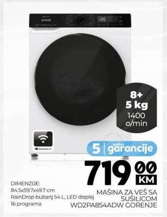 WD2PA854ADW GORENJE