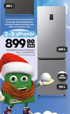Kombinovani frižider 344 L Samsung