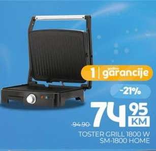 TOSTER GRILL 1800 W SM-1800 HOME