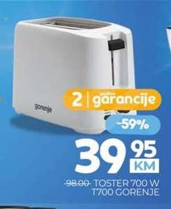 TOSTER 700 W T700 GORENJE